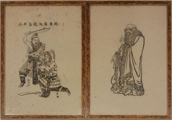 



Scuola orientale, sec. XX  - Asta Gioielli, Arredi d'antiquariato, Dipinti dal XVI al XX Secolo e Argenti - Poggio Bracciolini Casa d'Aste