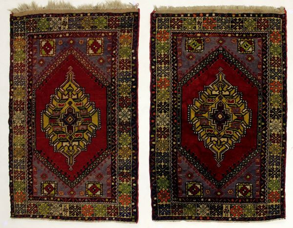 



Coppia di tappeti, Turchia, sec. XX