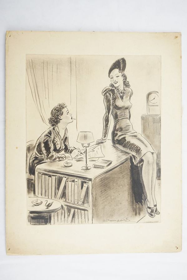 



Luigi Bompard  - Asta Tavole Originali, Illustrazioni e Manifesti - Poggio Bracciolini Casa d'Aste