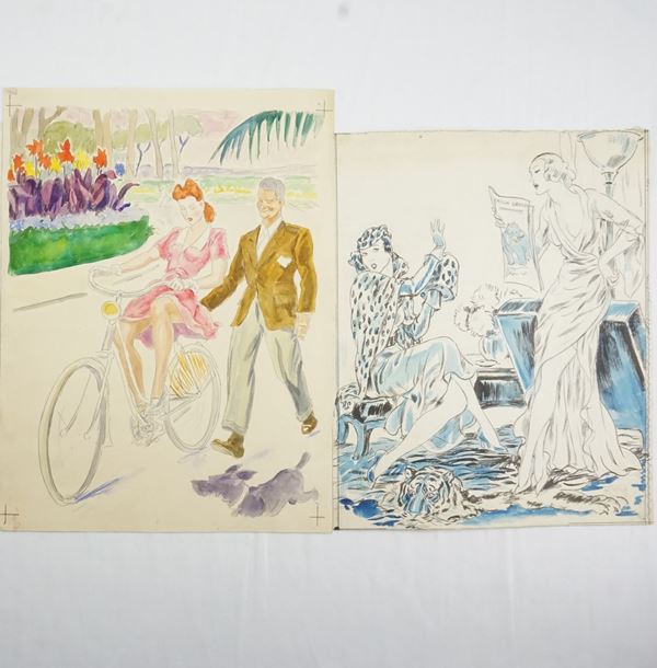 



Luigi Bompard  - Asta Tavole Originali, Illustrazioni e Manifesti - Poggio Bracciolini Casa d'Aste