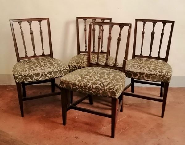 



Quattro sedie, Inghilterra, sec. XIX