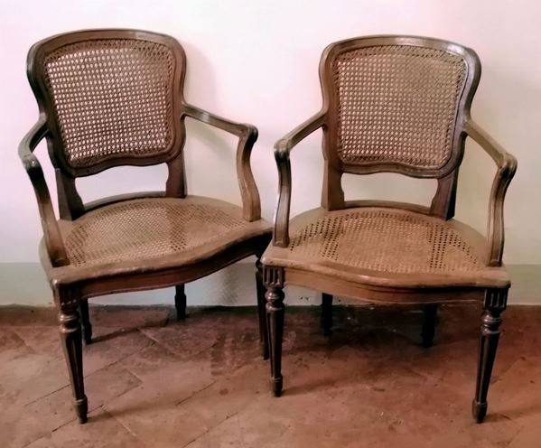 



Coppia di poltroncine, Italia settentrionale, sec. XVIII,   - Asta Gioielli, Arredi d'antiquariato, Dipinti dal XVI al XX Secolo e Argenti - Poggio Bracciolini Casa d'Aste