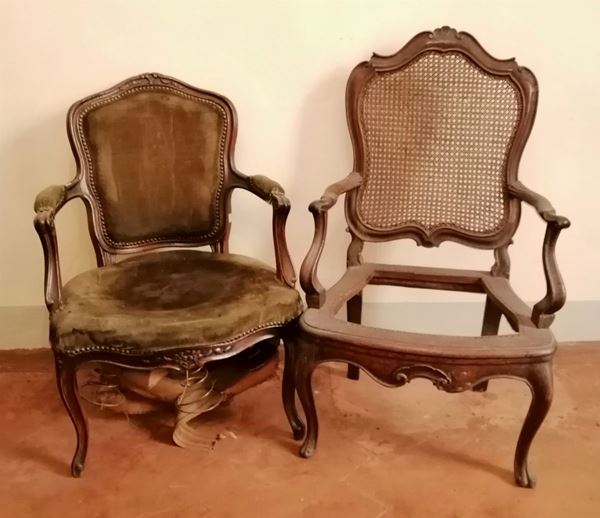 



Due poltrone, sec. XVIII  - Asta Gioielli, Arredi d'antiquariato, Dipinti dal XVI al XX Secolo e Argenti - Poggio Bracciolini Casa d'Aste