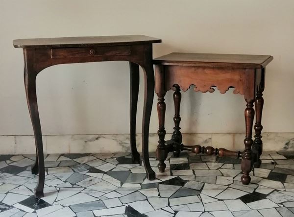 



Panchettino e tavolino, Toscana sec, XIX  - Asta Gioielli, Arredi d'antiquariato, Dipinti dal XVI al XX Secolo e Argenti - Poggio Bracciolini Casa d'Aste