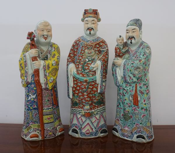 



Tre sculture, arte orientale sec. XX