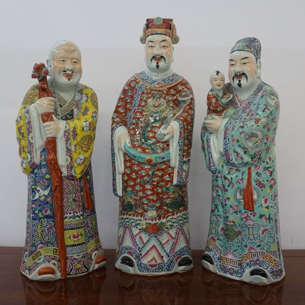 



Tre sculture, arte orientale sec. XX