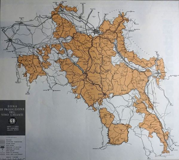 



Zona di produzione del vino Chianti