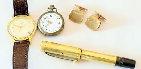 



OROLOGIO DA POLSO ZENITH IN ACCIAIO E METALLO DORATO