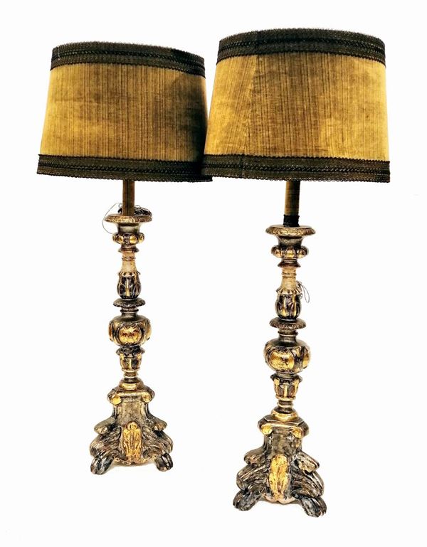 



Coppia di candelabri da terra, sec. XVIII  - Asta Collectibles, Arredi antichi e Contemporanei e Gioielli - Poggio Bracciolini Casa d'Aste