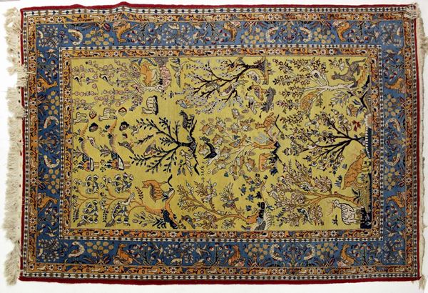 



Tappeto persiano Qum, sec. XX  - Asta Antiquariato e Sculture, Gioielli e Collezionismo - Poggio Bracciolini Casa d'Aste