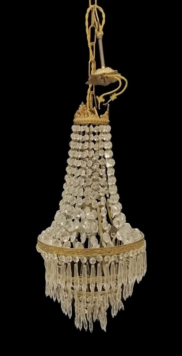 



Lumiera a paniera, sec. XX  - Asta Collectibles, Arredi antichi e Contemporanei e Gioielli - Poggio Bracciolini Casa d'Aste