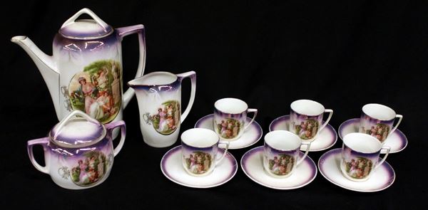 



Servito da caff&egrave;, inizio sec. XX