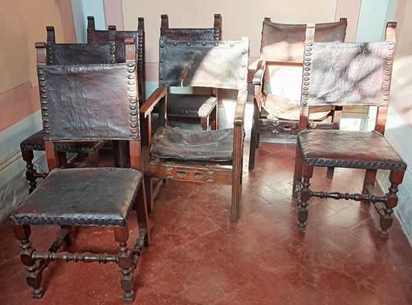 



Due poltrone e cinque sedie, sec. XVIII  - Asta ARREDI DA UNA VILLA FIORENTINA, GIOIELLI, ARGENTI E DIPINTI - Poggio Bracciolini Casa d'Aste