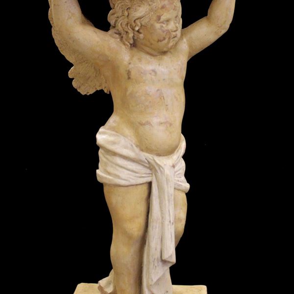 Fonte battesimale, sec. XX  - Asta MOBILI, ARREDI E OGGETTI D'ARTE - Poggio Bracciolini Casa d'Aste