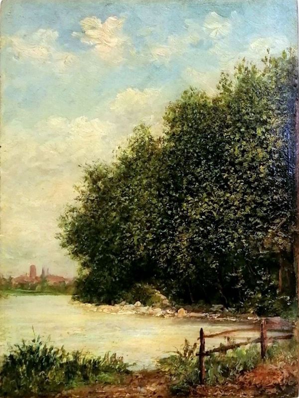 



Attribuito a Lorenzo Delleani  - Asta ARREDI DA UNA VILLA FIORENTINA, GIOIELLI, ARGENTI E DIPINTI - Poggio Bracciolini Casa d'Aste