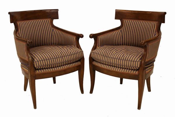 



Coppia di poltroncine, sec. XIX