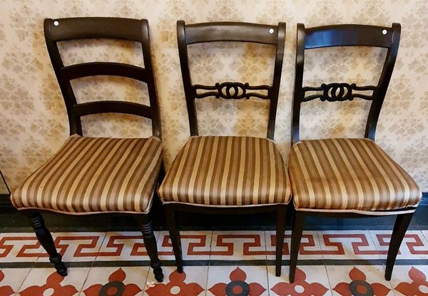 



Tre sedie, Toscana, sec. XIX