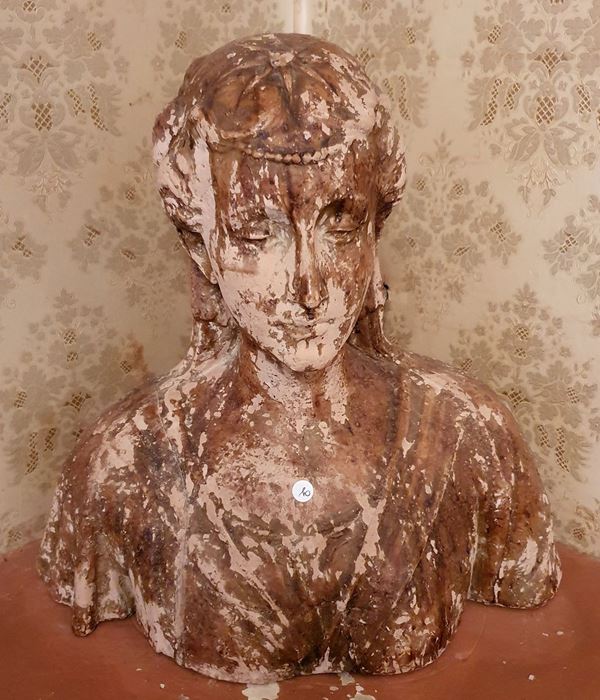 



Busto in terracotta smaltata, sec. XX