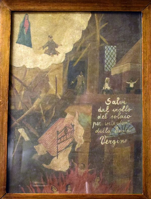 



Ex voto , inizi sec. XX