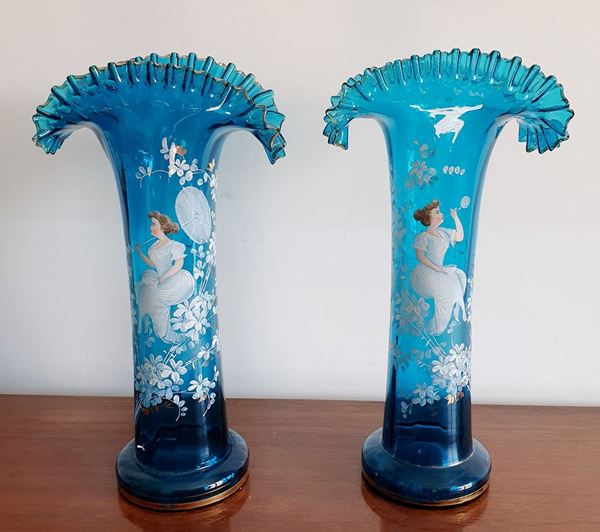 



Coppia di vasi, Francia, sec. XX