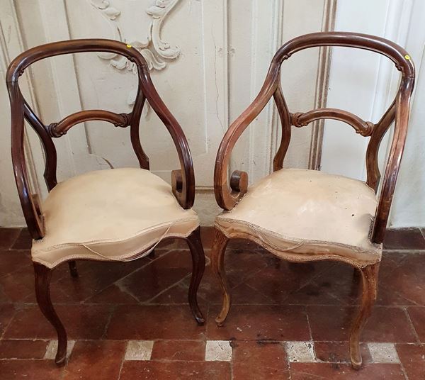



Coppia di poltroncine, sec. XIX