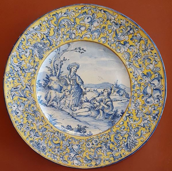 



Grande piatto, sec. XIX  - Asta Antiquariato e Sculture, Gioielli e Collezionismo - Poggio Bracciolini Casa d'Aste