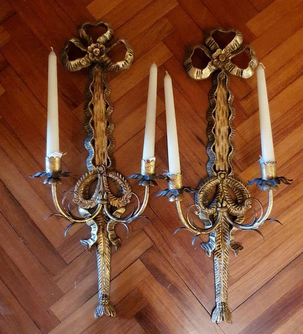 



Coppia di applique, sec. XX