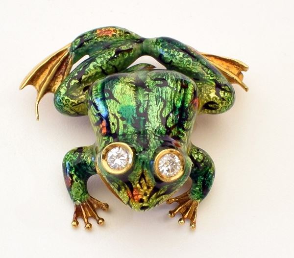 



GIOIELLO ANIMALIER IN ORO 18KT, DIAMANTI E SMALTO