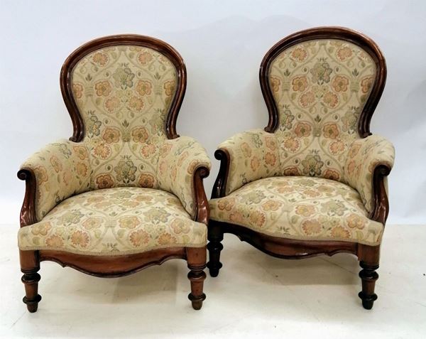 



Coppia di poltrone, Luigi Filippo  - Asta Antiquariato e Sculture, Gioielli e Collezionismo - Poggio Bracciolini Casa d'Aste