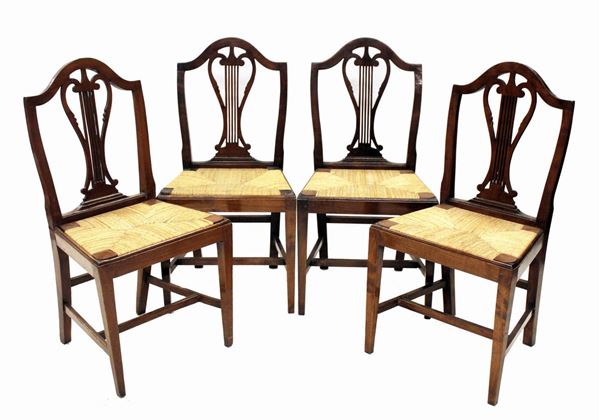 



Quattro sedie, sec. XIX  - Asta Antiquariato e Sculture, Gioielli e Collezionismo - Poggio Bracciolini Casa d'Aste