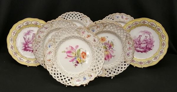 



Coppia di piatti, manifattura Meissen 