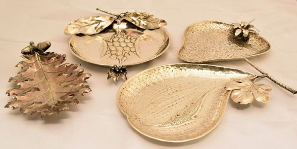 



QUATTRO&nbsp; VASSOI , FEDERICO BUCCELLATI  - Asta Antiquariato e Sculture, Gioielli e Collezionismo - Poggio Bracciolini Casa d'Aste