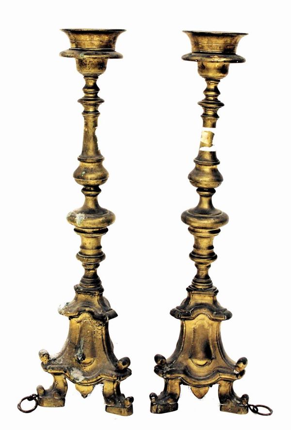 



Coppia di candelieri, sec. XVIII  - Asta Antiquariato e Sculture, Gioielli e Collezionismo - Poggio Bracciolini Casa d'Aste