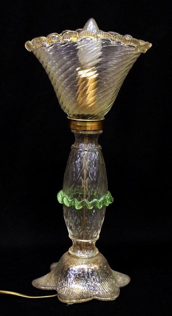 



Lume da tavolo, Murano, sec. XX