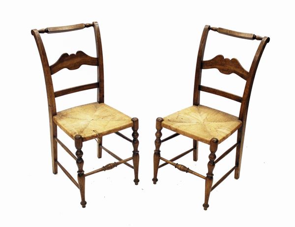 



Coppia di sedie, sec. XX  - Asta OPERE E OGGETTI D'ARTE ANTICA E CONTEMPORANEA, GIOIELLI - Poggio Bracciolini Casa d'Aste