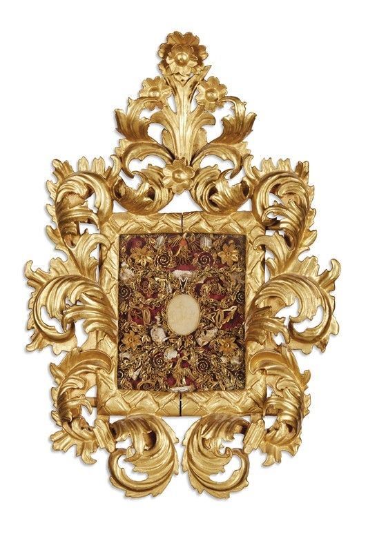 



Reliquario entro cornice, Emilia, secolo XVIII