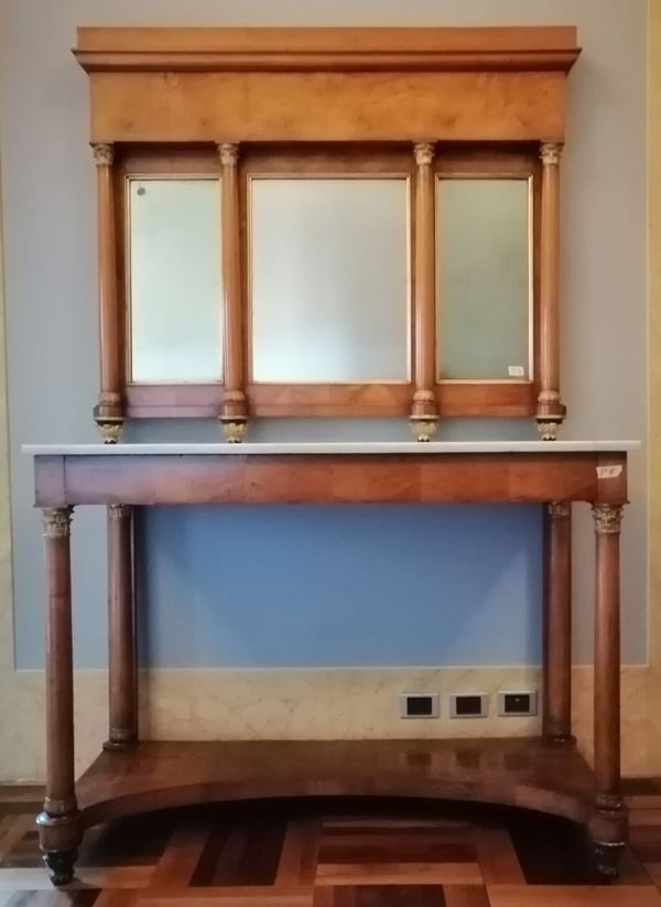 



Console con specchiera, Impero, sec. XIX