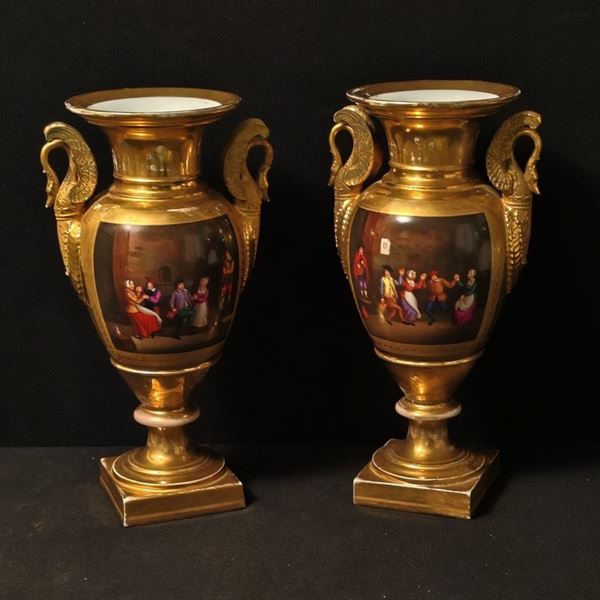 



Coppia di vasi, sec. XIX