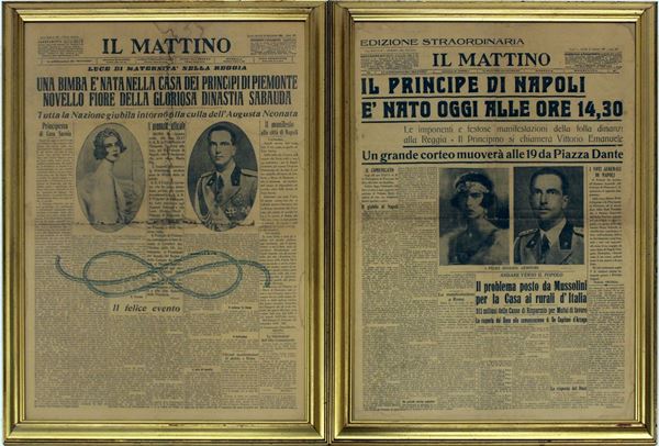 



Due pagine de Il Mattino di Napoli, 1934 e 1937