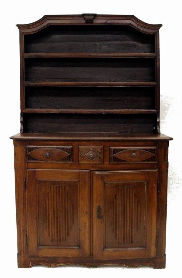 



Credenza con piattaia, Piemonte, sec. XVIII