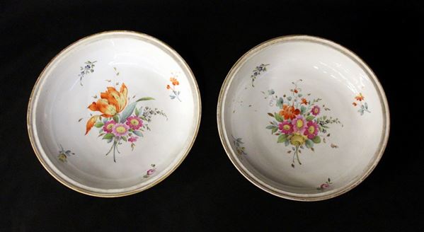 



Coppia di vaschette, sec. XIX, 
