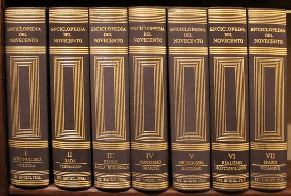 



Enciclopedia del novecento, 1977