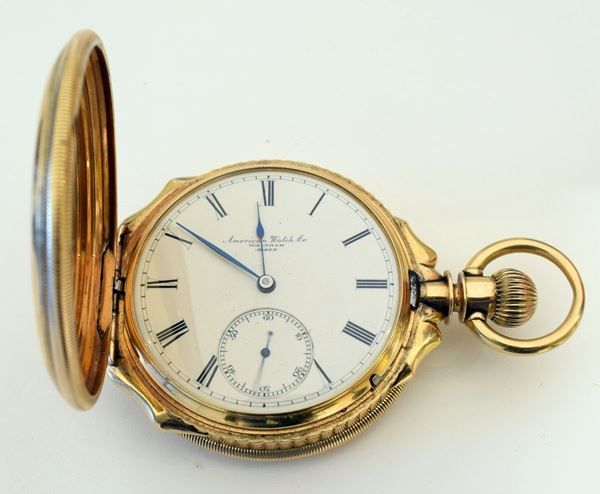 



OROLOGIO DA TASCA AMERICAN WATCH IN ORO 18KT