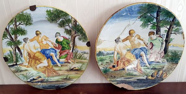 



Due piatti, sec. XIX  - Asta ARREDI, OGGETTI D'ARTE, GIOIELLI E ARGENTI - Poggio Bracciolini Casa d'Aste