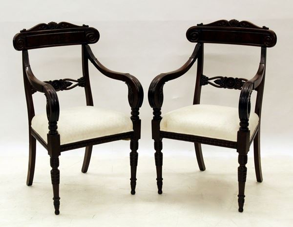 



Coppia di poltroncine, Carlo X