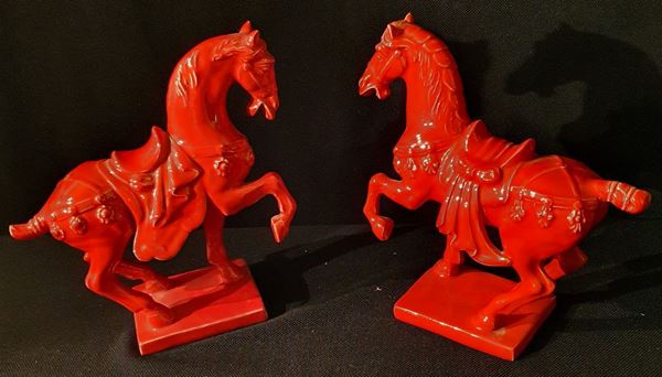 



Due sculture, sec. XX, manifattura Zaccagnini