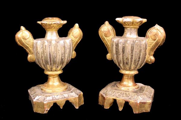 



Coppia di portapalme, sec. XVIII