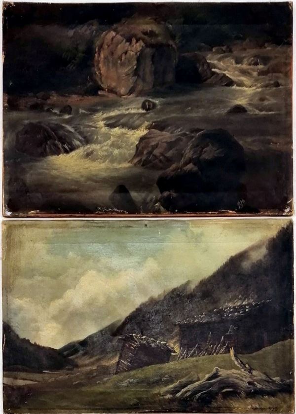 



Scuola del sec. XX  - Asta GIOIELLI, ARGENTI, ARREDI, OGGETTI D'ARTE E DIPINTI - Poggio Bracciolini Casa d'Aste