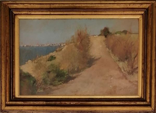 



Scuola livornese, sec. XX  - Asta GIOIELLI, ARGENTI, ARREDI, OGGETTI D'ARTE E DIPINTI - Poggio Bracciolini Casa d'Aste
