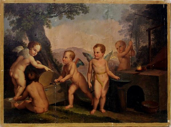 



Scuola del sec. XX  - Asta GIOIELLI, ARGENTI, ARREDI, OGGETTI D'ARTE E DIPINTI - Poggio Bracciolini Casa d'Aste